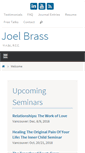 Mobile Screenshot of joelbrass.com